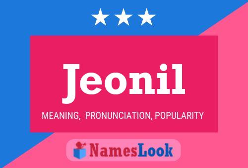 Jeonil Name Poster