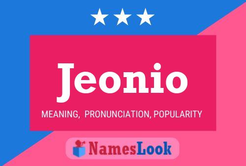 Jeonio Name Poster