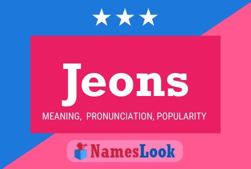 Jeons Name Poster