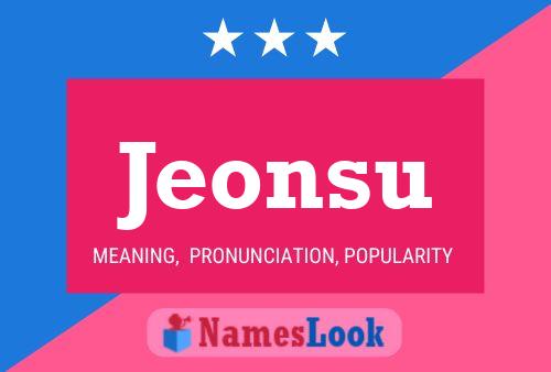 Jeonsu Name Poster