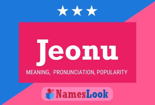 Jeonu Name Poster