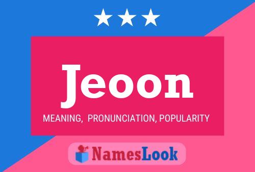 Jeoon Name Poster