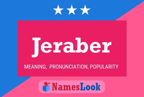 Jeraber Name Poster