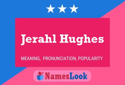 Jerahl Hughes Name Poster