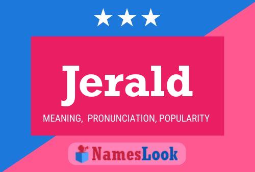 Jerald Name Poster