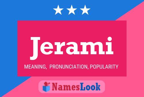 Jerami Name Poster