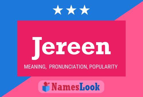 Jereen Name Poster