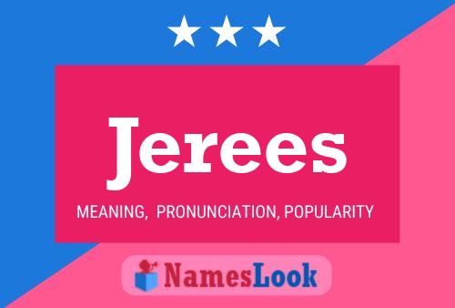 Jerees Name Poster