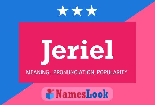 Jeriel Name Poster