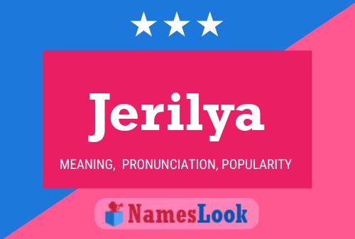 Jerilya Name Poster