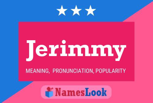 Jerimmy Name Poster