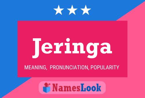 Jeringa Name Poster