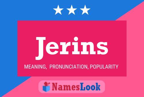 Jerins Name Poster