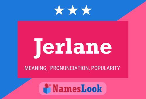 Jerlane Name Poster