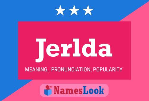 Jerlda Name Poster