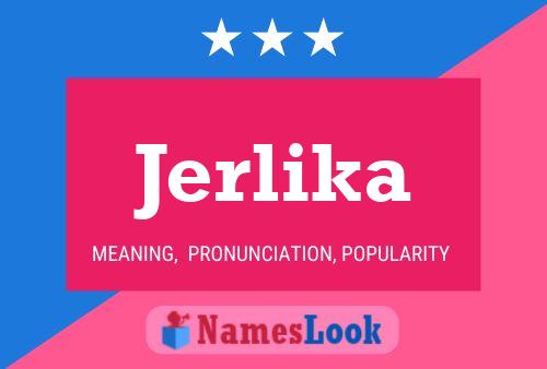 Jerlika Name Poster