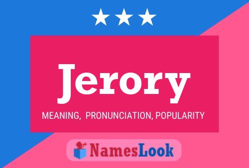 Jerory Name Poster