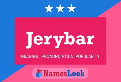 Jerybar Name Poster