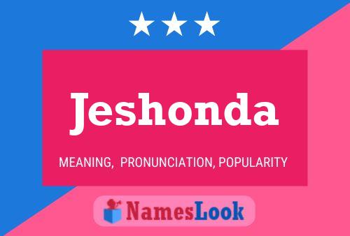 Jeshonda Name Poster