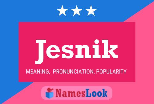 Jesnik Name Poster