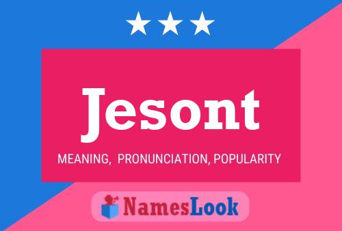 Jesont Name Poster