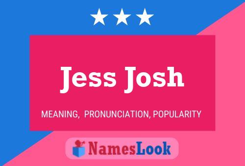 Jess Josh Name Poster