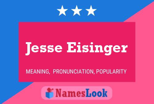 Jesse Eisinger Name Poster