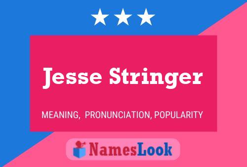 Jesse Stringer Name Poster