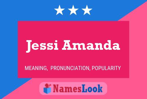 Jessi Amanda Name Poster