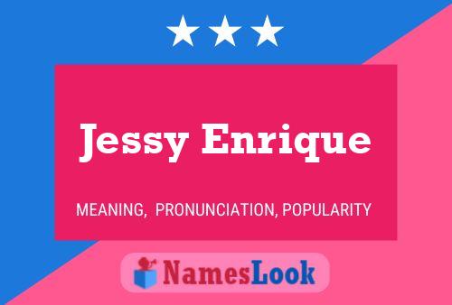 Jessy Enrique Name Poster