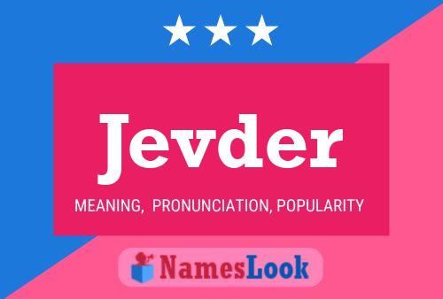 Jevder Name Poster