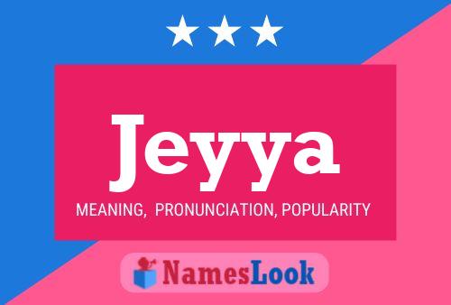 Jeyya Name Poster