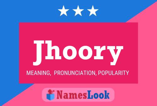 Jhoory Name Poster