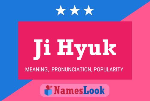 Ji Hyuk Name Poster