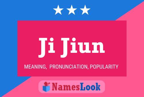 Ji Jiun Name Poster