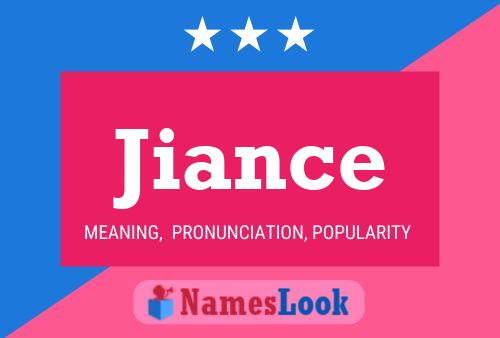 Jiance Name Poster