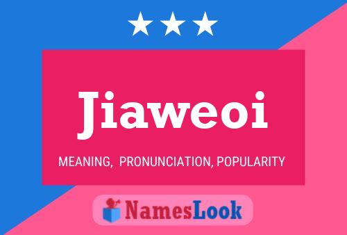 Jiaweoi Name Poster