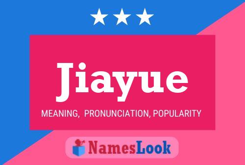 Jiayue Name Poster