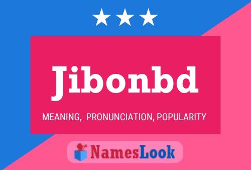 Jibonbd Name Poster