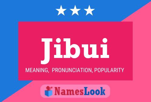 Jibui Name Poster