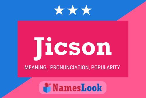 Jicson Name Poster