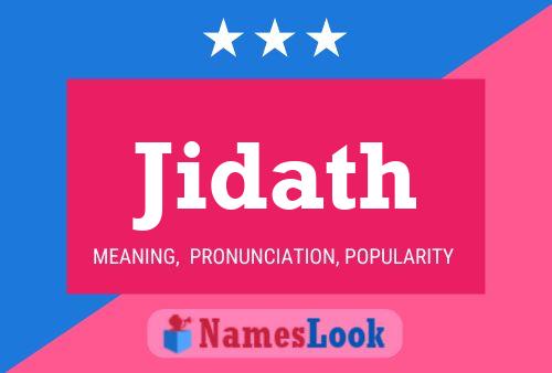 Jidath Name Poster