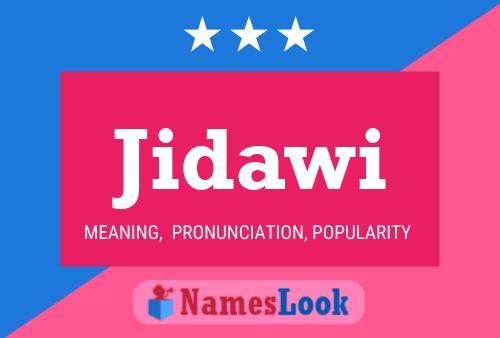 Jidawi Name Poster