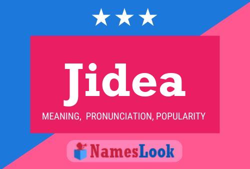 Jidea Name Poster