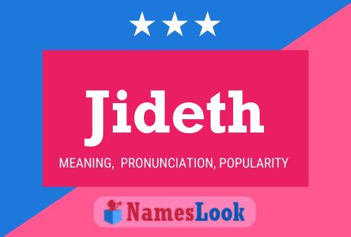 Jideth Name Poster