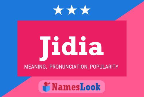 Jidia Name Poster