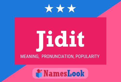 Jidit Name Poster