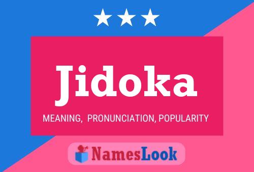 Jidoka Name Poster