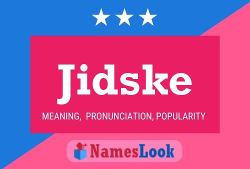 Jidske Name Poster