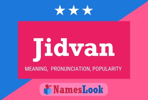 Jidvan Name Poster